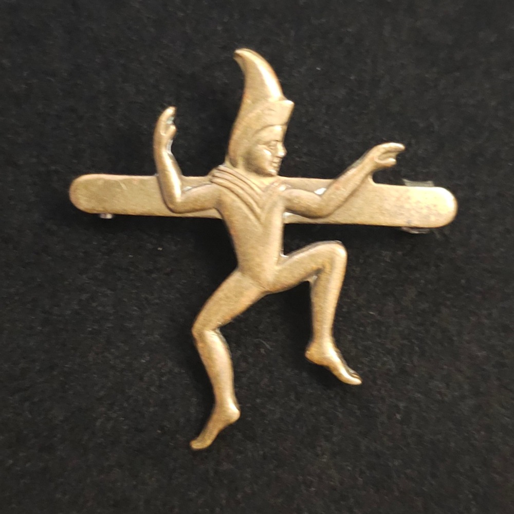Vintage Brownie Guide Pixie Pin Badge Brownie Promise Award 50s Girl Scout